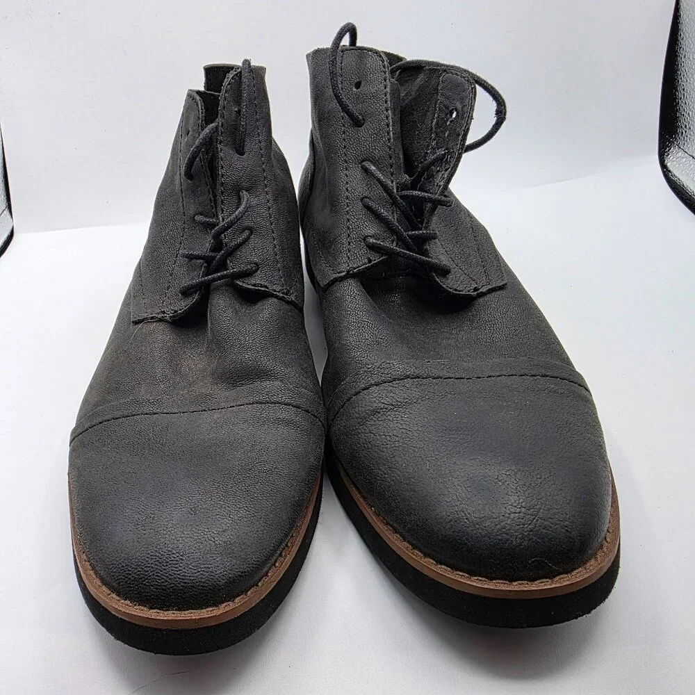 Bucks By Walk Over Mens Size 11 Black Boots Walking Casual Party Formal